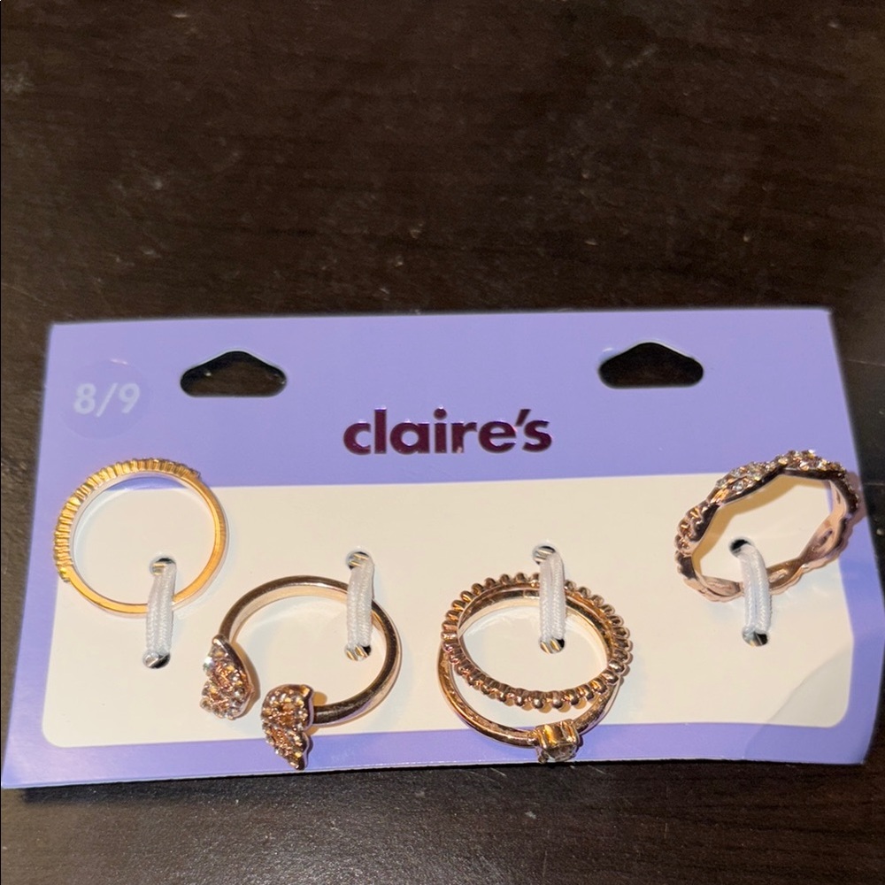 Claire's Gold and Silver Women's Ring Set